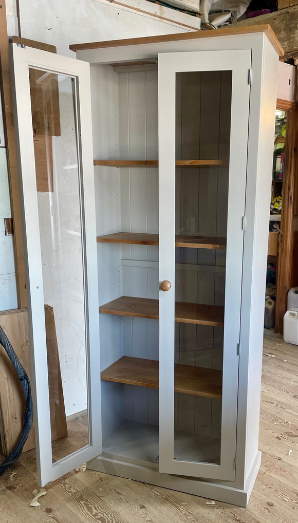 ^2 Door Fully Glazed Display Cabinet  - ALL SIZE VARIATIONS