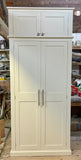 ^Hallway, Utility, Cloak Room Cupboard with Hooks and Shelves and Extra Top Box Storage (35 cm or 40 cm deep) ALL SIZE VARIATIONS