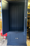 **IN STOCK* 90 cm wide 2 door over 2 door Hallway, Utility, Cloak Room Cupboard - Coat Hooks and Lower Shoe Cupboard