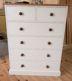 Chest of Drawers - Solid Pine 2 over 4 (or 5 Full Drawers) - 36" wide