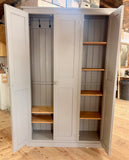 Hall, Utility Room, Cloak Room Coat & Shoe Storage Cupboard - 3 Door (35 cm deep) OPTION 1