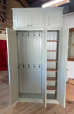 ^3 Door Hall, Utility Room, Toys, Cloak Room Coat & Shoe OPTION 1 with Extra Top Box Storage Cupboard (35 cm deep)