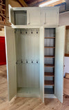 ^3 Door Hall, Utility Room, Toys, Cloak Room Coat & Shoe OPTION 1 with Extra Top Box Storage Cupboard (35 cm deep)