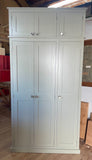 ^3 Door Hall, Utility Room, Toys, Cloak Room Coat & Shoe OPTION 1 with Extra Top Box Storage Cupboard (35 cm deep)