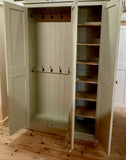 *NEW PRODUCT 3 Door Hall, Utility Room, Cloak Room Coat & Shoe Storage Cupboard (140 cm wide x 40 cm deep)