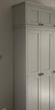 ^4 Door, 2 Drawer Storage Cupboard and Extra Top Box Storage - Fully Shelved - 176 cm wide (40 cm deep)