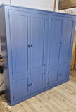 Hallway (4 door + 4 door), Utility, Cloak Room Storage Cupboard with Coat Hooks and Lower Shoe Cupboard (35 cm deep) WIDTHS 156 cm, 176 cm and 196 cm