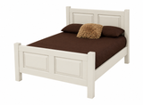 Solid Pine Bed Frame with High Foot Board - 5 Sizes