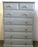 Chest of Drawers Solid Wood 2 over 5 (or 6 full width) - 36" wide
