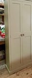 ^2 Door Hallway, Utility, Cloak Room Storage Cupboard with Hooks and Shelves (40 cm deep) ALL  SIZE VARIATIONS