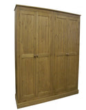 *NEW 4 Door Hall Coat & Shoe or Toys Storage Cupboard with Hooks and Shelves (35 cm or 40 cm deep) OPTION 5