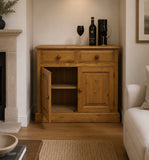 *SIDEBOARD 2 Door 2 Drawer - Shallow depth  (13" deep)