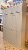 *5 Door Hall Coat & Shoe Storage Cupboard with Extra Top Storage (40 cm deep)