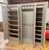 *5 Door Hall Coat & Shoe Storage Cupboard with Extra Top Storage (40 cm deep)