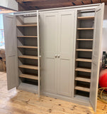 *5 Door Hall Coat & Shoe Storage Cupboard with Extra Top Storage (40 cm deep)