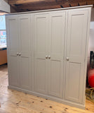 *5 Door Hall Coat & Shoe Storage Cupboard with Extra Top Storage (40 cm deep)