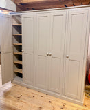 *5 Door Hall Coat & Shoe Storage Cupboard with Extra Top Storage (40 cm deep)