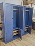 Hallway (4 door + 4 door), Utility, Cloak Room Storage Cupboard with Coat Hooks and Lower Shoe Cupboard (35 cm deep) WIDTHS 156 cm, 176 cm and 196 cm