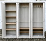 6 Door Hall/Utility Coat & Shoe Storage Cupboard (50 cm deep) 2.1 m or 2.4 m wide
