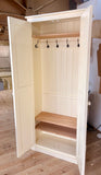 Hallway Storage Cupboard with Coat Hooks and 3 Shelves (35 cm deep) No 6. *NEW PRODUCT 2 door . ALL SIZES - Option 5 📢 ADD TO CART to UNLOCK TODAYS DEAL