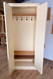 Hallway Storage Cupboard with Coat Hooks and 3 Shelves (35 cm deep) No 6. *NEW PRODUCT 2 door . ALL SIZES - Option 5 📢 ADD TO CART to UNLOCK TODAYS DEAL
