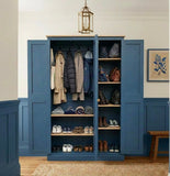 Hall, Utility Room, Cloak Room Coat & Shoe Storage Cupboard - 3 Door (35 cm deep) OPTION 1