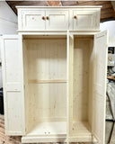 Wardrobe Full Hanging 3 Door - Solid Wood