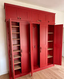 Hall Coat & Shoe Storage 5 Door Cupboard with Extra Top Storage (35 cm deep)
