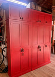 Hall Coat & Shoe Storage 5 Door Cupboard with Extra Top Storage (35 cm deep)