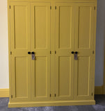 >4 Door Larder, Utility Room, Kitchen Storage Cupboard with Spice Racks (40 cm deep)