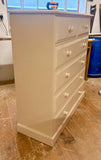 **Solid Pine 2 over 4 Chest of Drawers - 42" wide (106 cm)