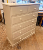 **Solid Pine 2 over 4 Chest of Drawers - 36" wide
