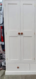 ^4 Door, 2 Drawer Storage Cupboard and Extra Top Box Storage - Fully Shelved - 176 cm wide (40 cm deep)