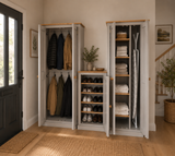 *Shaker Style Low NARROW 1 Door Hallway Shoe Cupboard - to match our Tall Hall Cupboard (35 cm deep) *NEW PRODUCT*