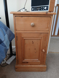 Bespoke Bedside Chest / Large Pot Cupboard Solid Wood 1 Door and 1 Drawer