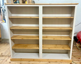 *152 cm (60") high DOUBLE Bookcase for Home Office. Dining Room, Hallway Entrance - various widths