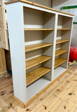 *152 cm (60") high DOUBLE Bookcase for Home Office. Dining Room, Hallway Entrance - various widths