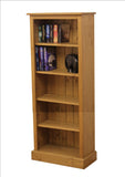 *Solid Pine Medium Bookcase - 60" High with Adjustable Shelves