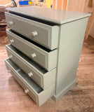Cheshire Pine Chest of Drawers, 2 over 3 or 4 Full-Width Drawers, 91.5 cm Wide