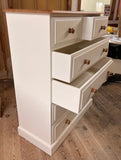 Cheshire Pine Chest of Drawers, 2 over 4 or 5 Full-Width Drawers, 91.5 cm Wide
