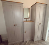 Ironing Board / Broom, Laundry, Kitchen, Utility, Hall Storage Cupboard (45 cm, 50 cm and 55 cm deep) ALL SIZE VARIATIONS - OPTION 2