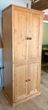 Computer Hideaway Cupboard - 2 Door over 2 Door Storage - 45 cm deep 80 cm wide