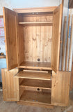 Computer Hideaway Cupboard - 2 Door over 2 Door Storage - 45 cm deep 80 cm wide
