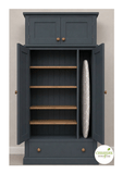 Kitchen Storage Cupboard 2 Door & Drawer WITH Extra 2 Door Storage Top Box (45 cm - 50 cm - 55 cm deep) ALL COLOURS - *NEW PRODUCT*