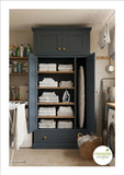 Kitchen Storage Cupboard 2 Door & Drawer WITH Extra 2 Door Storage Top Box (45 cm - 50 cm - 55 cm deep) ALL COLOURS - *NEW PRODUCT*