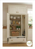 Kitchen Storage Cupboard 2 Door & Drawer WITH Extra 2 Door Storage Top Box (45 cm - 50 cm - 55 cm deep) ALL COLOURS - *NEW PRODUCT*