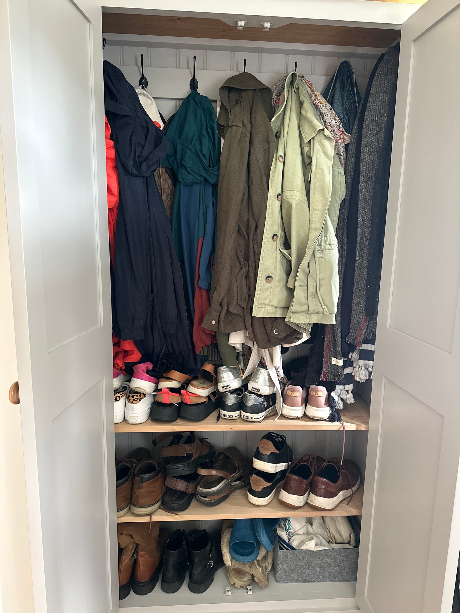 100 cm Hall /Utility Room Cloak Room Coat Shoe Storage