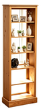 BESPOKE Open Back Solid Pine ROOM DIVIDER Bookcase - 78" High with Adjustable Shelves ROOM DIVIDER