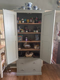 ^House Keepers 2 Door with 2 Drawer Storage Cupboard (40 cm deep) NO Spice Racks