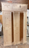 Wardrobe Full Hanging 3 Door - Solid Wood